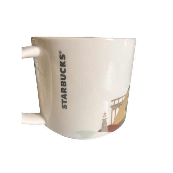 Starbucks Michigan 2015 "You are Here"  Mug Cherries Car Rolling Hills Bridge - Picture 3 of 3